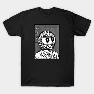 Cheetah Motorcycle Rider Anime Manga Inspired Illustration T-Shirt